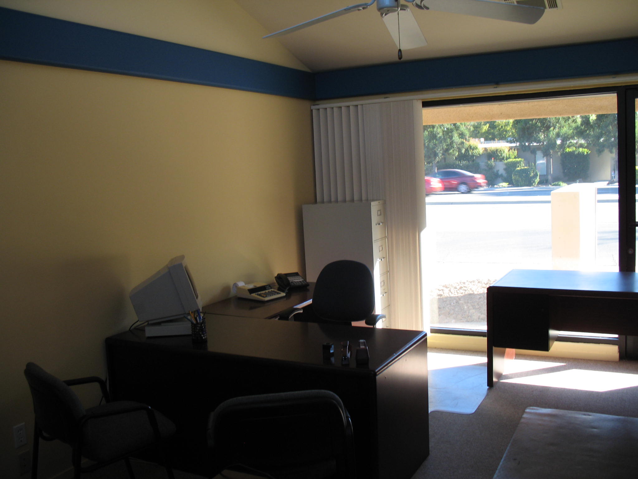Inside large conference office room at Fig Garden Executive Suites